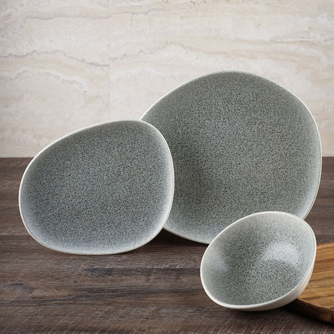 Luca Ocean Matte Collection 3-Piece Dinnerware Set For 1