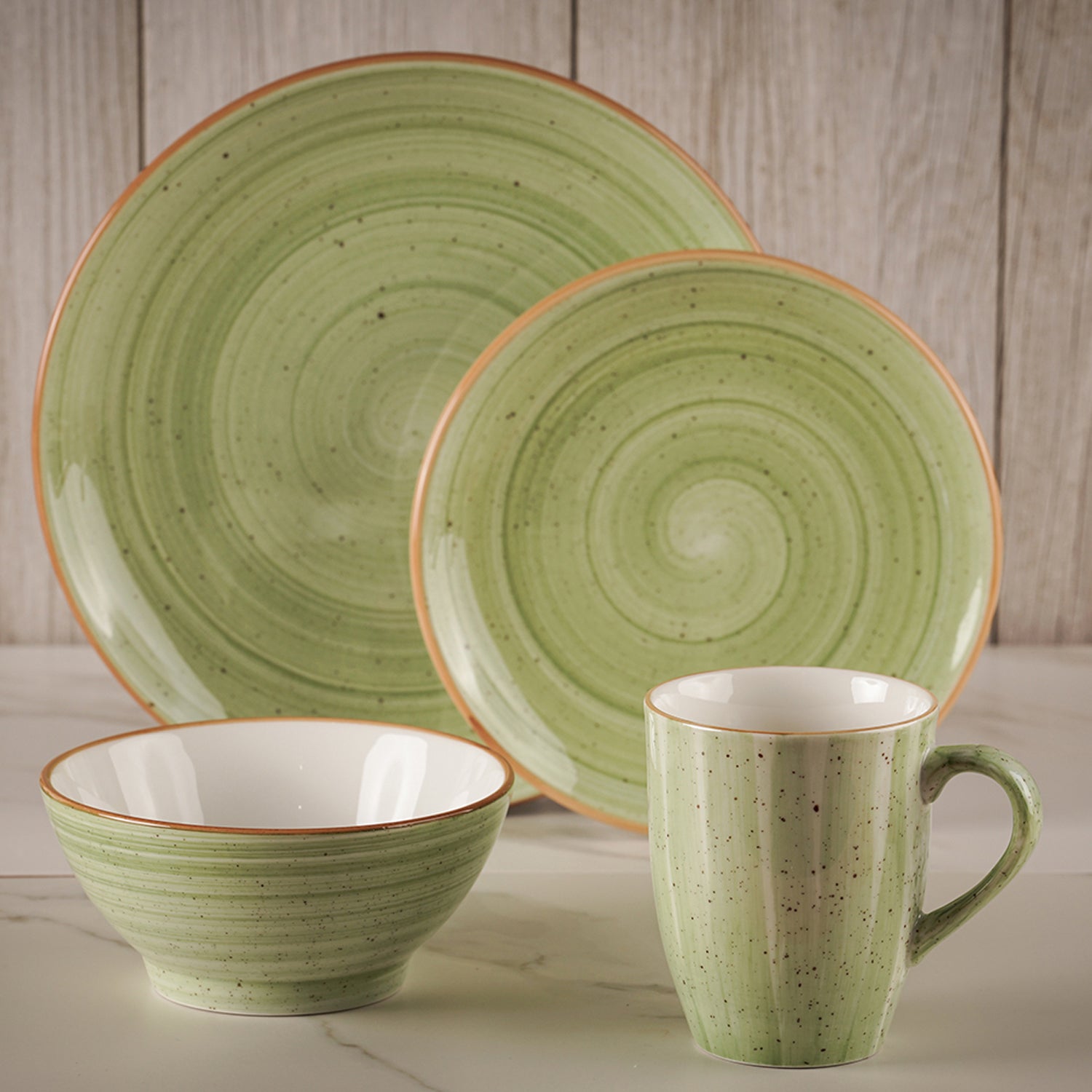 Therapy Collection 4-Piece Dinnerware Set