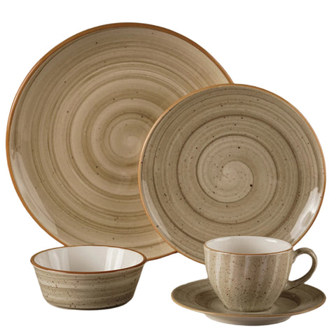 Earth Collection 5-Piece Dinnerware Set For 1