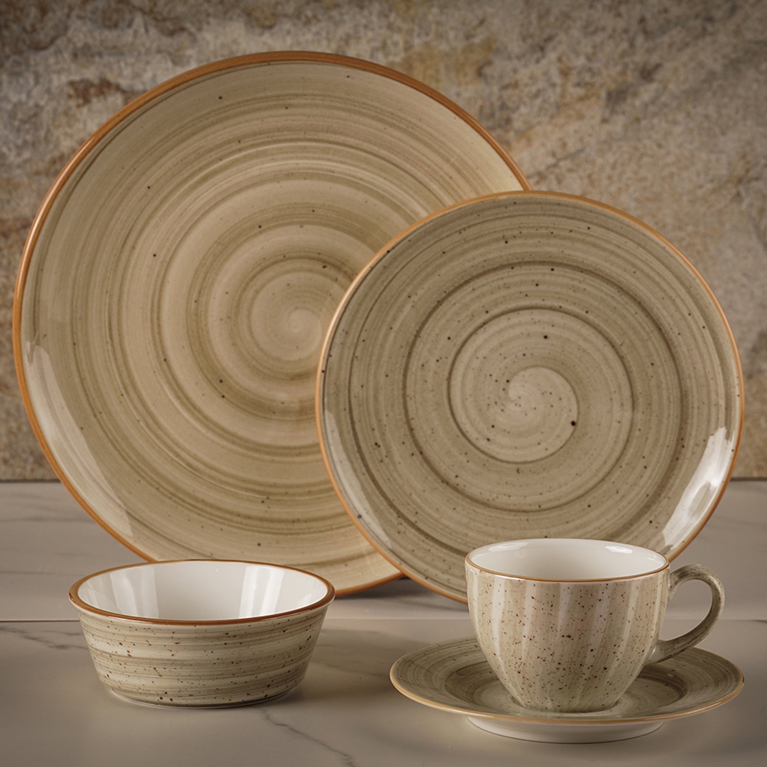 Terrain Collection 5-Piece Dinnerware Set For 1