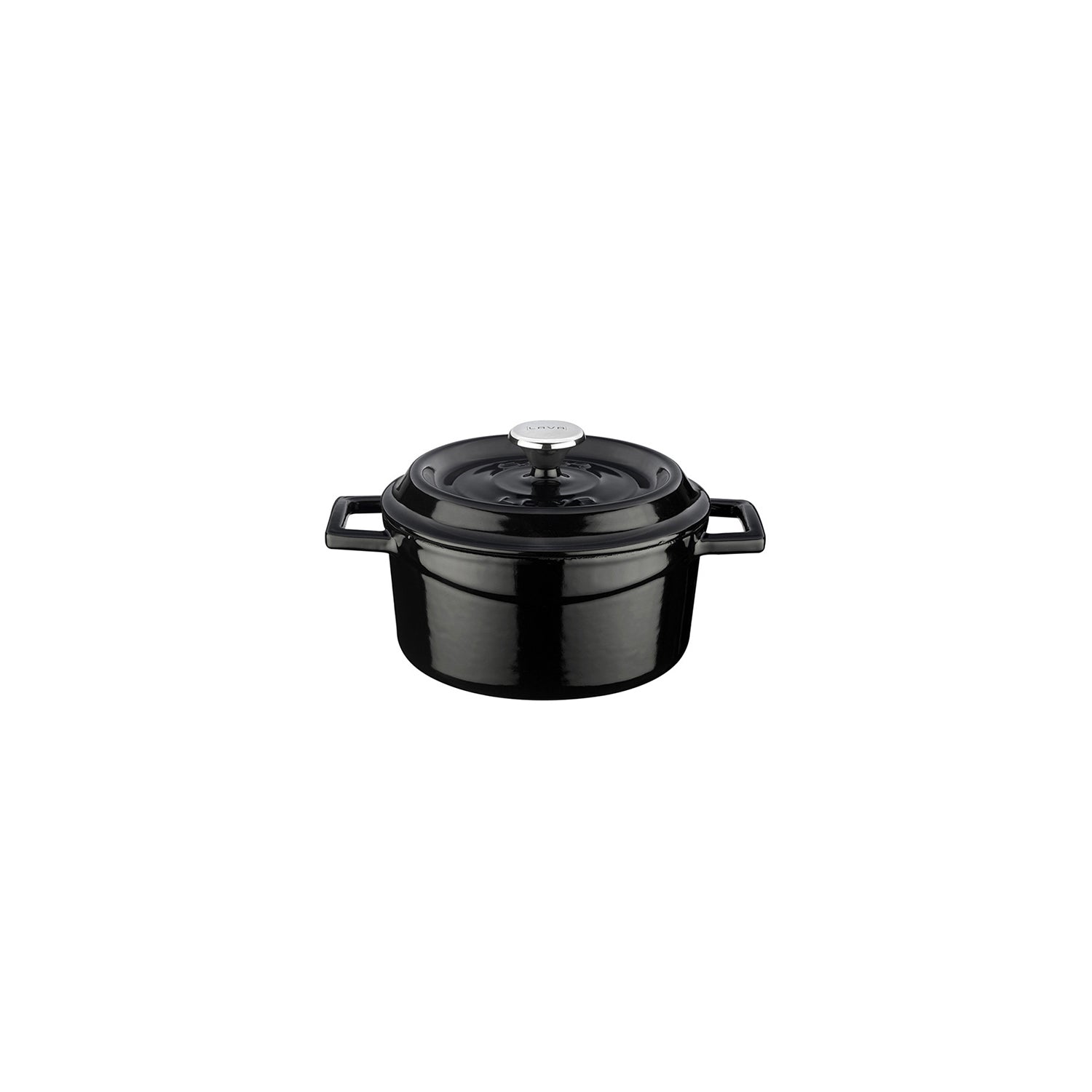 Round Matte Black Dutch Oven dia.5.5" h:2" 26 oz