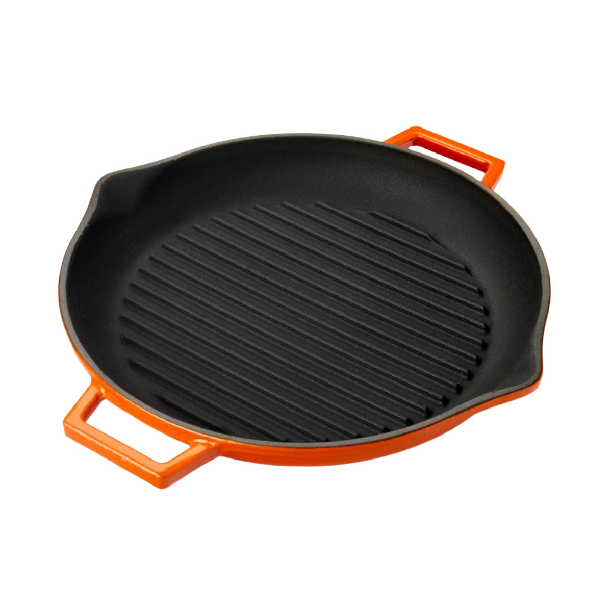 Round Orange Pan dia.11.75" h:2" 3 qt