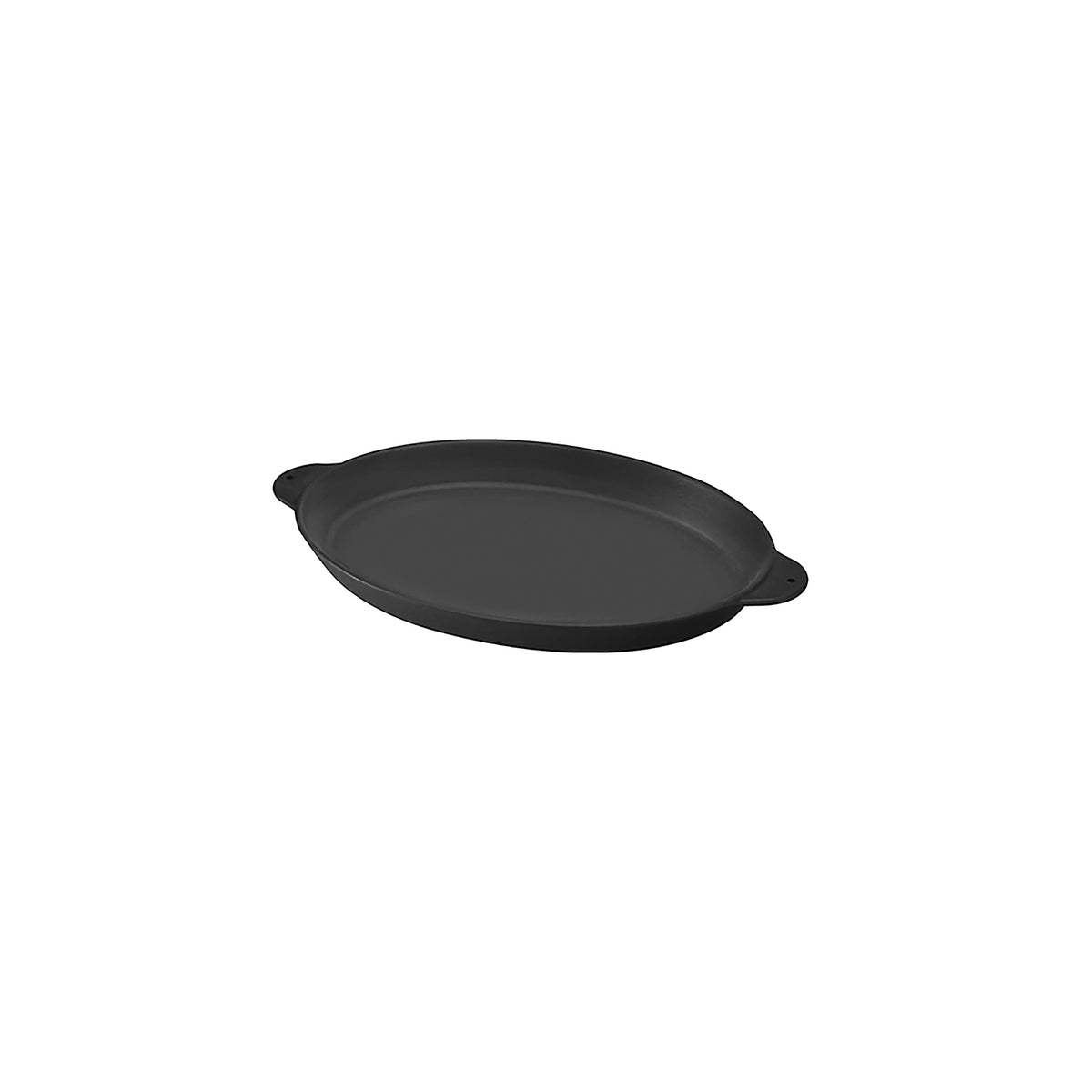 Oval Black Pan 9.75" x 7.25" x h:1" x