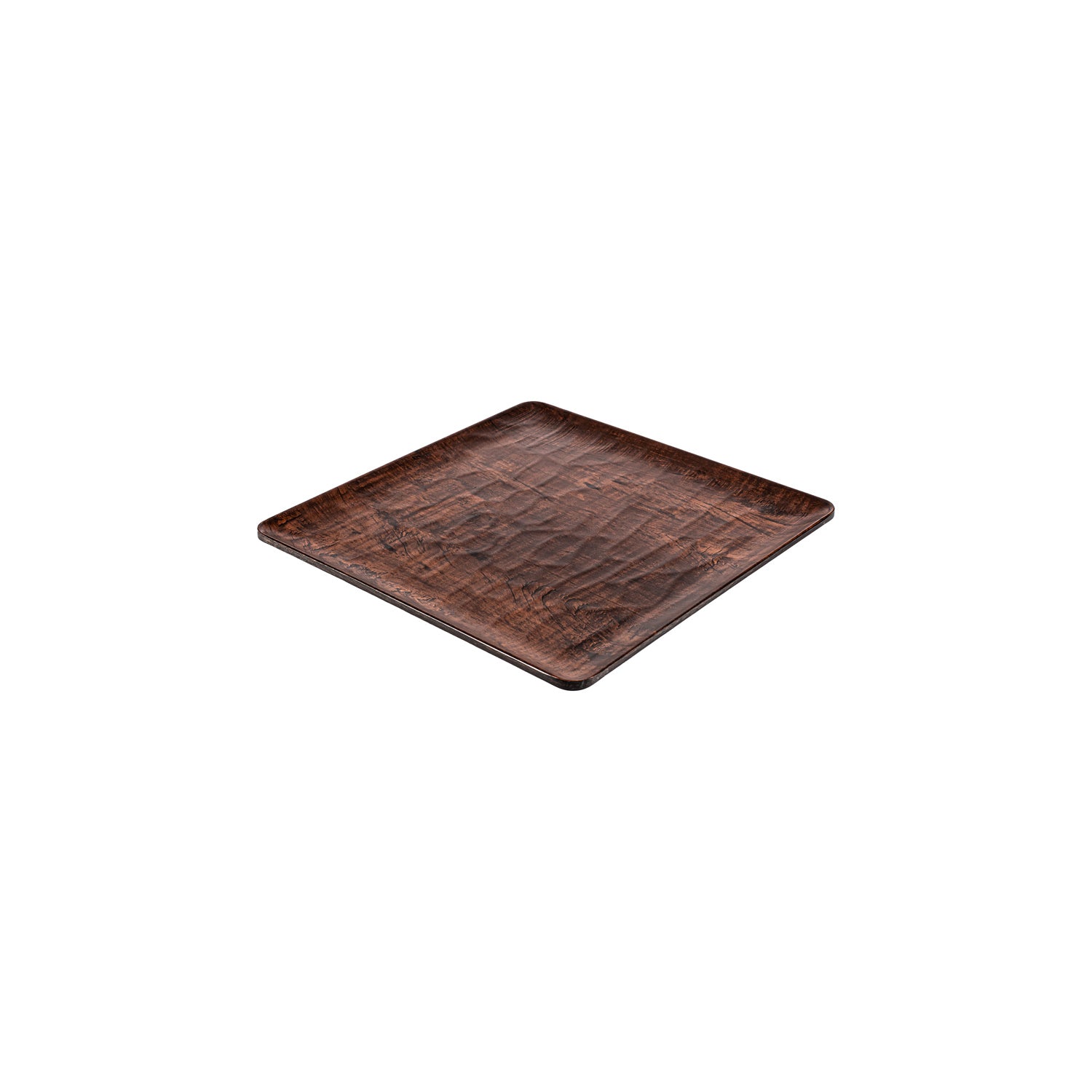 Square Brown Composite Plate10.25" x 10.25" (Set of 2)