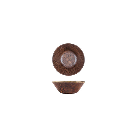 Round Brown Composite Bowldia.6" h:2.25" 17 oz. (Set of 4)