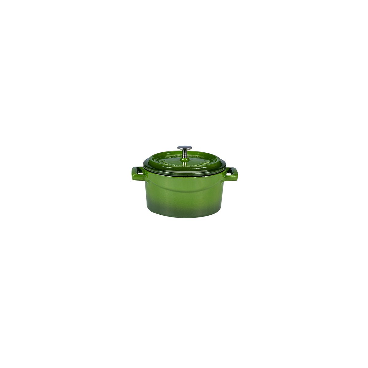 Round Green Dutch Oven dia.4" h:2" 13 oz.