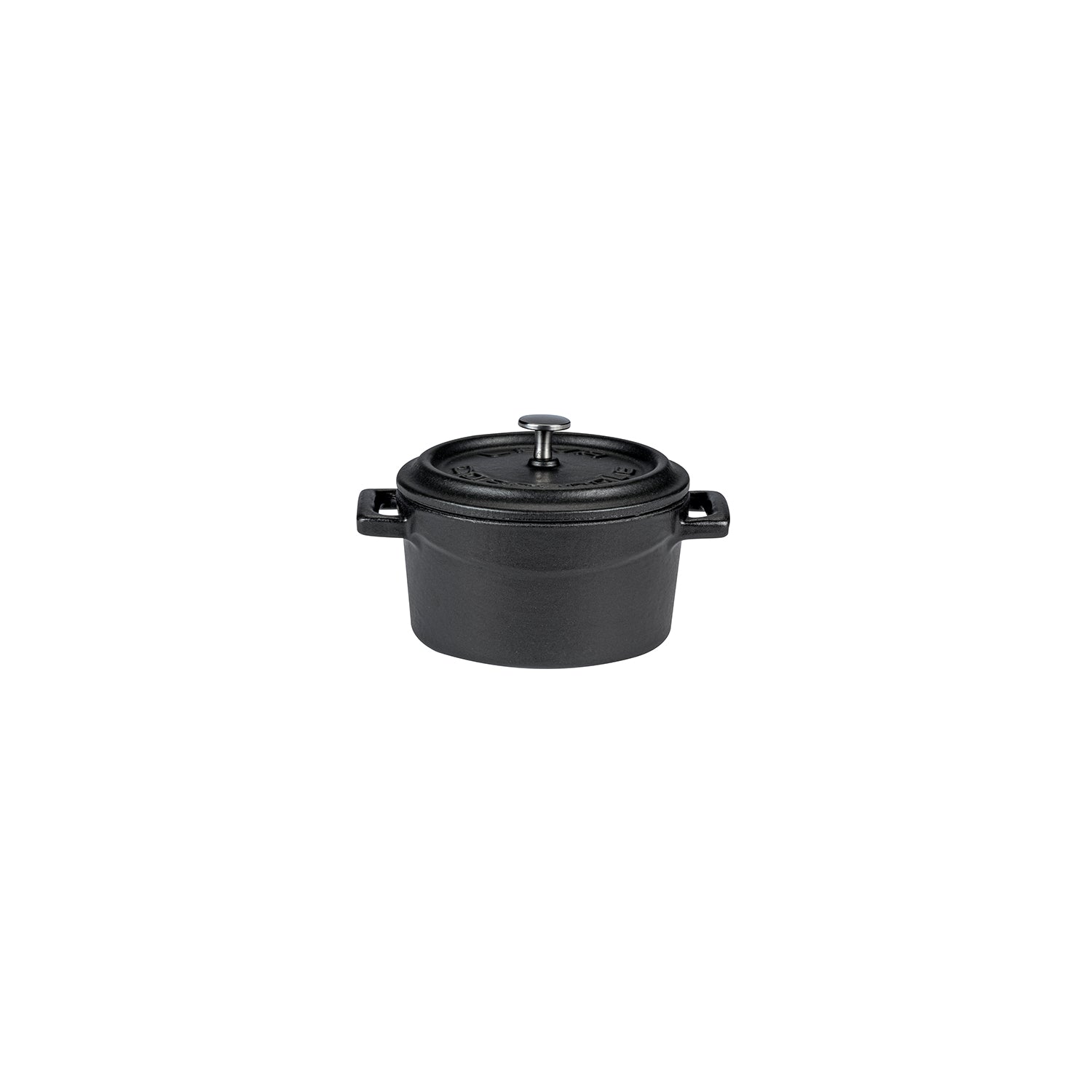 Round Matte Black Dutch Oven dia.5" h:2.5" 18 oz