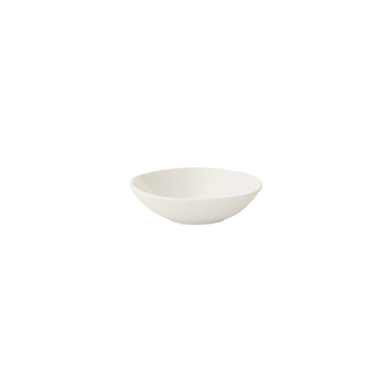 Bonna China Flow 7" x 6.5" x h:2" 17 oz. Organic Warm White Porcelain Bowl (Set of 4)