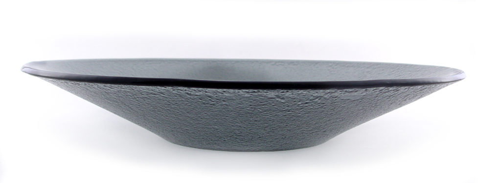 Glass Bowl Charcoal Rnd 32 oz. - Turgla Home